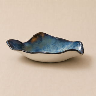 Deep Tide Serving Bowl