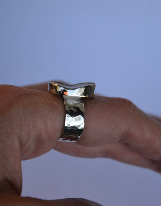 Abalone Textured Ring