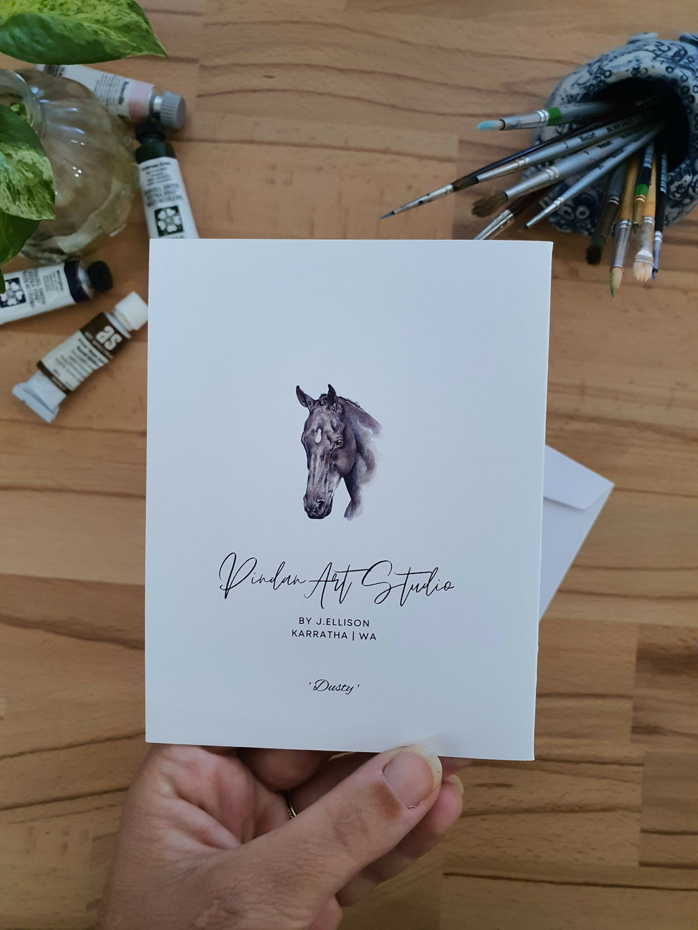 Dusty | Blank Greeting Card