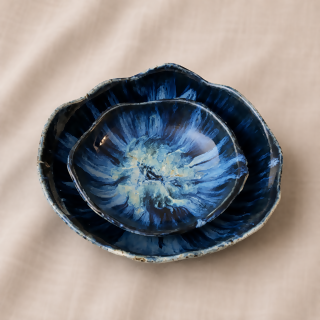 Pilbara Blue Serving Bowl Set