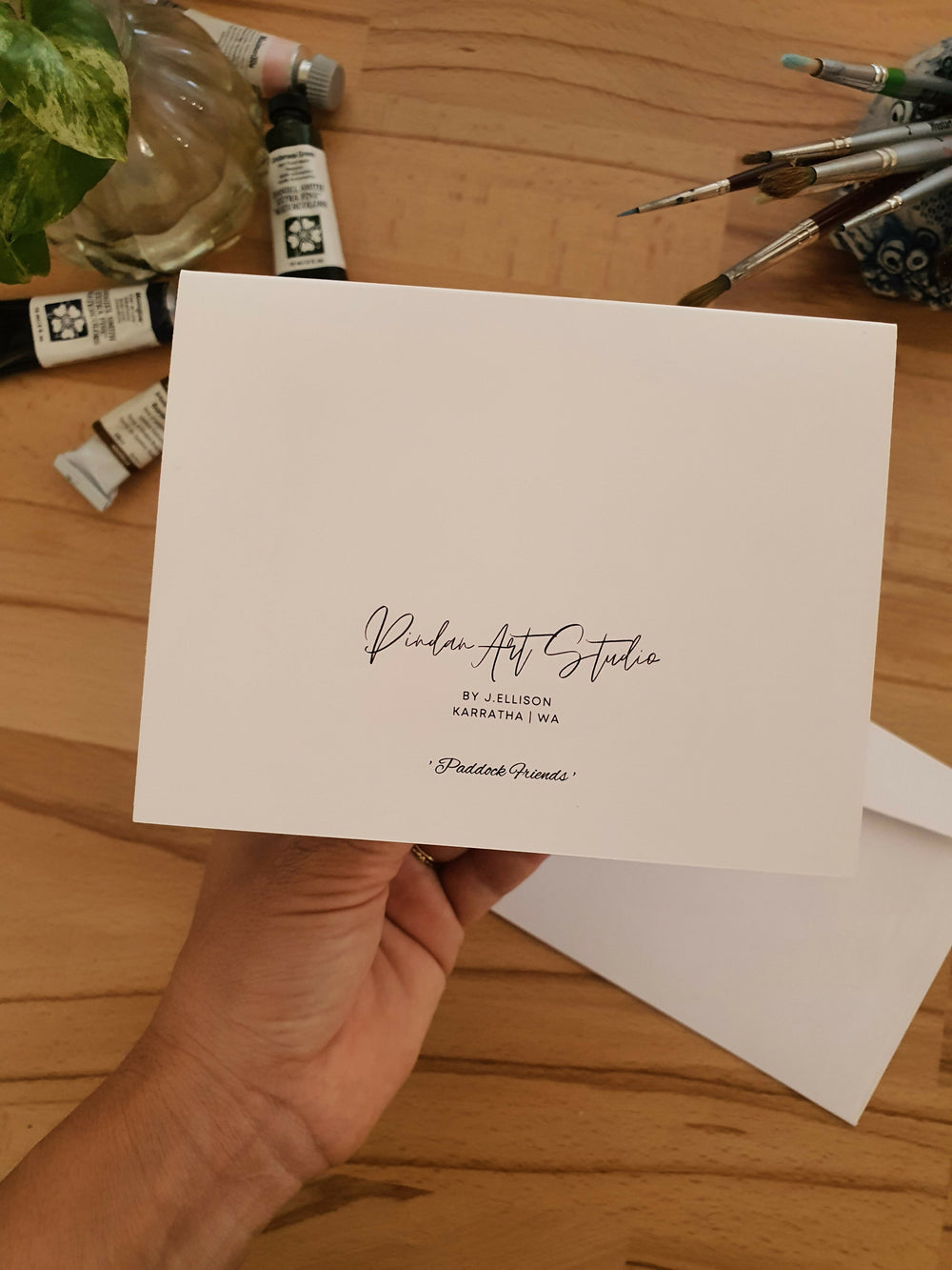 Paddock Friends | Blank Greeting Card