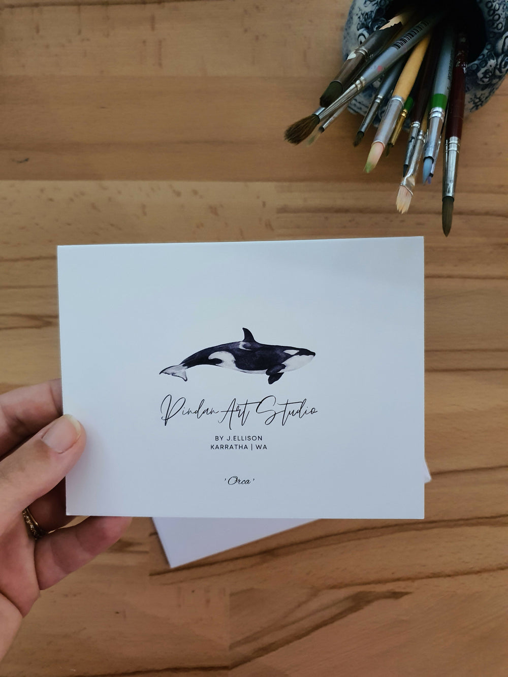 Orca | Blank Greeting Card
