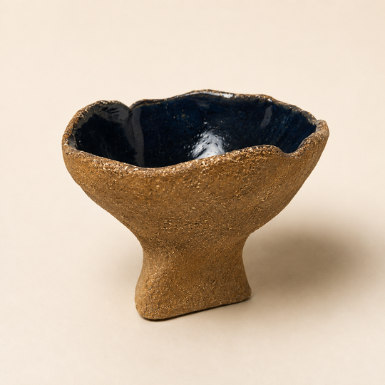 Handmade Small Ceramic Pedestal Dish