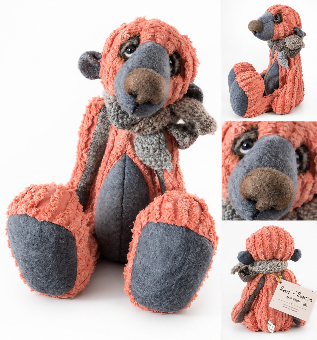 Mungo - one of a kind Handmade Artist Bear