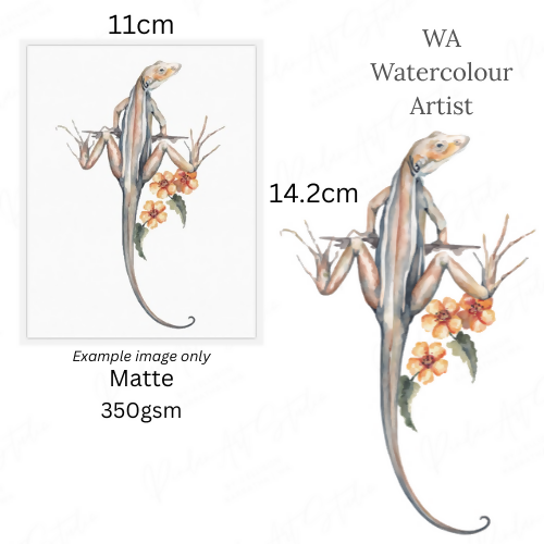 Ta Ta Lizard | Blank Greeting Card
