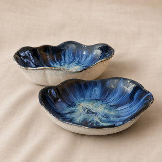 Pilbara Blue Serving Bowl Set