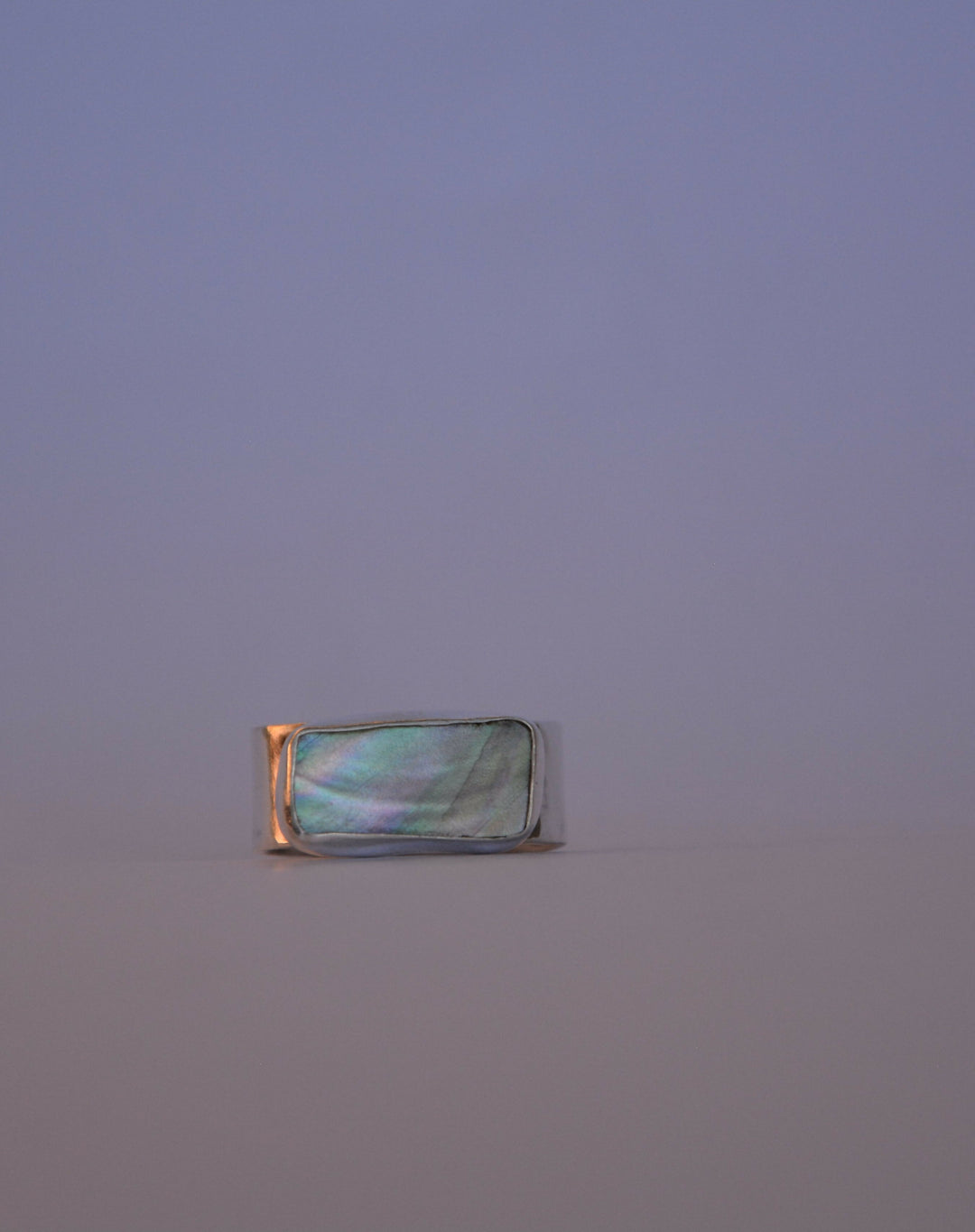 Abalone Rectangle Ring 1
