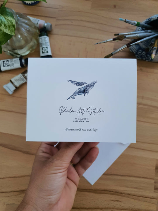 Humpback Whale | Blank Greeting Card